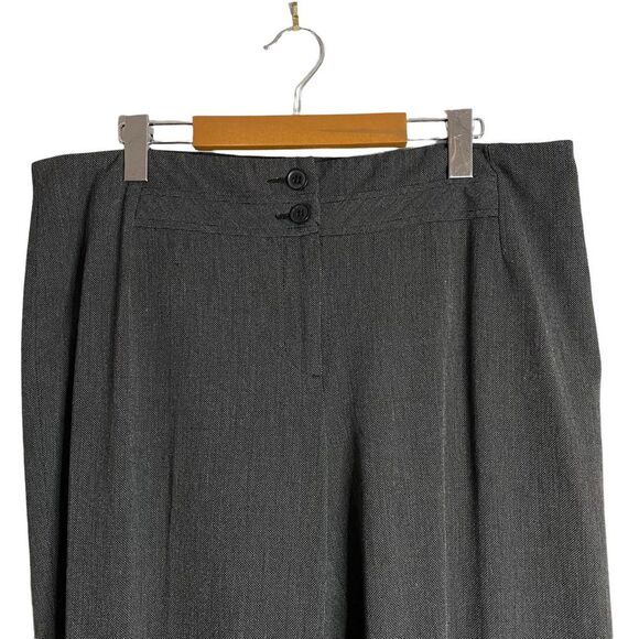 Laura Women's Gray Straight Leg Dress Pants - Picture 2 of 9